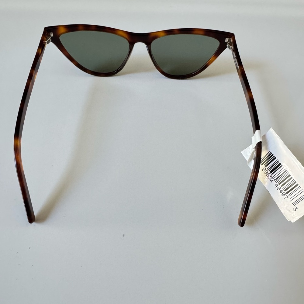 Saint Laurent SL550 SLIM 002 Cat Eye Havana Tortoiseshell 56-16-145 Sunglasses - Picture 7 of 16